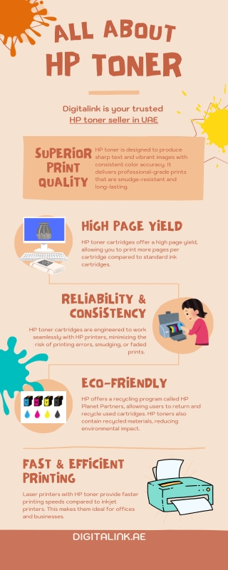 HP Toner Seller in UAE | Premium Printer Supplies