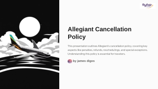 allegiant cancellation policy