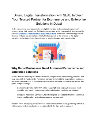 Affordable IT Outsourcing Companies in Dubai