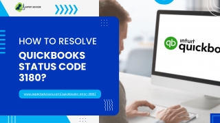 How to Resolve QuickBooks Status Code 3180?