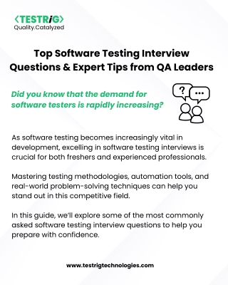 Top Software Testing Interview Questions