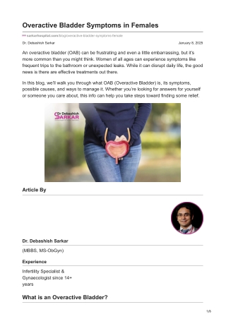 Overactive Bladder Symptoms in Females