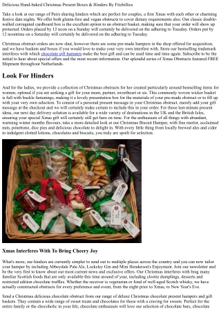 Cumbrian Present Hampers Now Shut For Pre-christmas Delivery Archives