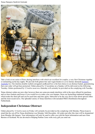 High-end Christmas Gift Hampers & Gift Baskets