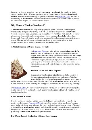 chess boards for sale