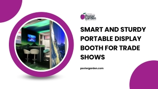 Smart & Sturdy Portable Trade Show Booth