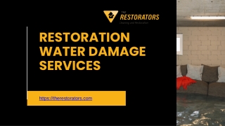Restoration Water Damage Services - therestorators.com