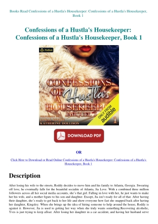 Books Read Confessions of a Hustla's Housekeeper Confessions of a Hustla's Housekeeper  Book 1