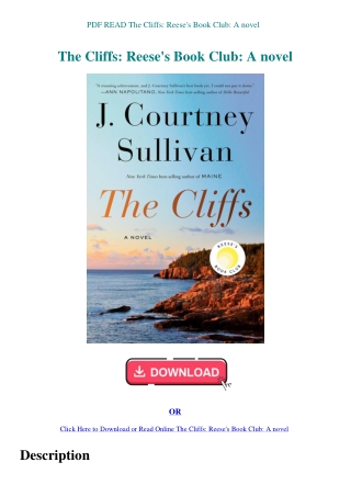 PDF READ The Cliffs Reese's Book Club A novel