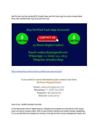 How to buy, verified cashapp accounts