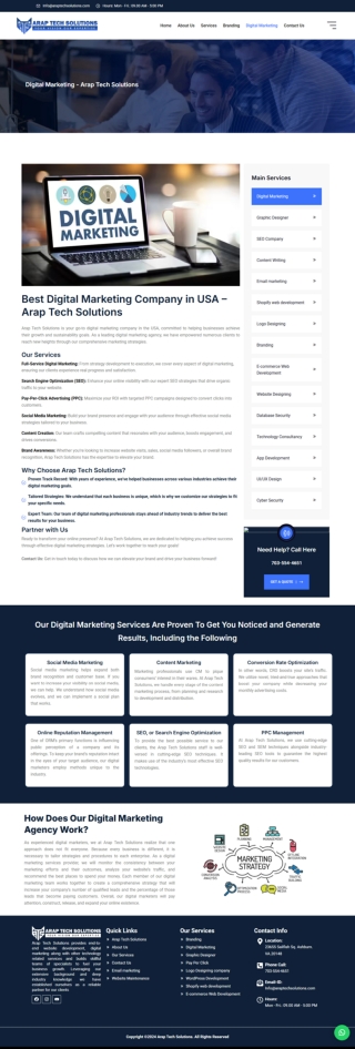 best digital marketing company in USA