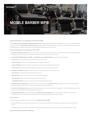 Mobile Barber WPB