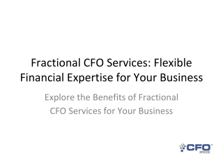 Fractional CFO Services_ Flexible Financial Expertise for Your Business