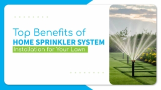 Efficient Irrigation for a Healthier Landscape