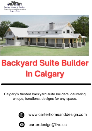 Transform Your Backyard into a Luxury Suite – Carter Home & Design Calgary