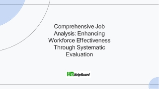Job Analysis Methods