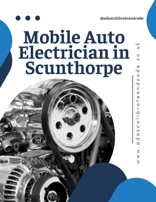 Mobile Auto Electrician in Scunthorpe