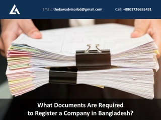 What Documents Are Required to Register a Company in Bangladesh