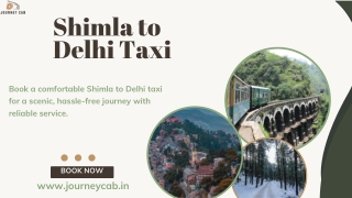 shimla to delhi taxi