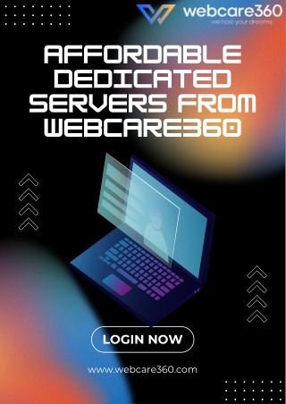 Affordable Dedicated Servers from WebCare360