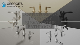 Top Fixtures to Instantly Elevate Your Bathroom!