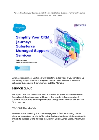 Best salesforce managed support new york