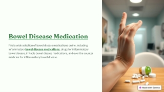 Inflammatory Bowel Disease Medications | Effective Treatments for IBD & IBS