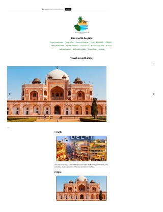 deepaktravelblog wordpress website