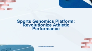 Sports Genomics Platform: Revolutionize Athletic Performance