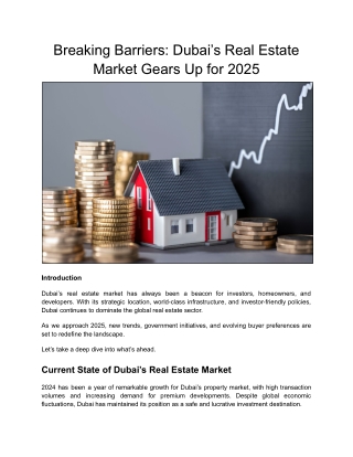 Breaking Barriers_ Dubai’s Real Estate Market Gears Up for 2025