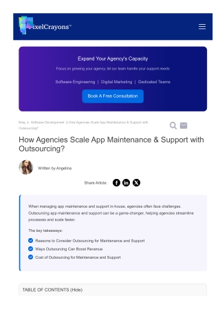 How Application Management Outsourcing Helps Agencies Scale Maintenance & Suppor