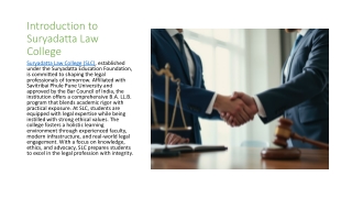 Suryadatta Law College – Integrating Knowledge, Ethics and Advocacy