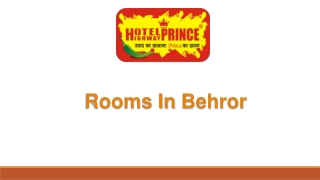 Rooms in Behror (1)