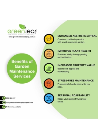 5 Advantages of Garden Maintenance Services