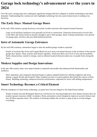 How to Get More Results Out of Your garage door keypad issues