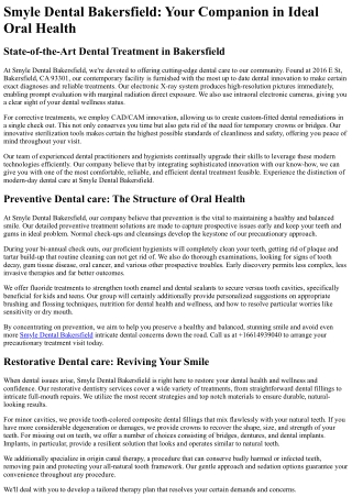 Smyle Dental Bakersfield