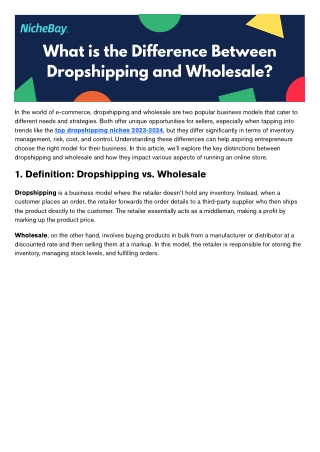 The Smart Entrepreneur’s Guide to Dropshipping
