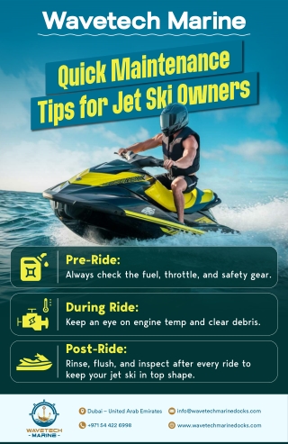 Quick Maintenance Tips for Jet Ski Owners