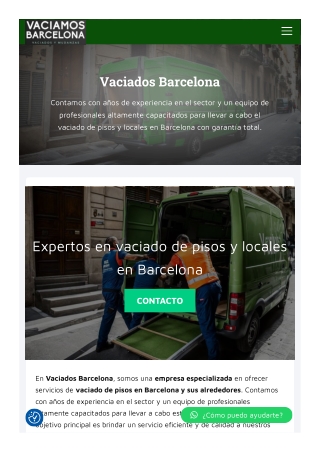 Vaciamos Barcelona, empresa de vaciado de pisos y locales en Barcelona