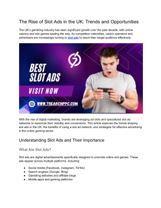 The Rise of Slot Ads in the UK_ Trends and Opportunities