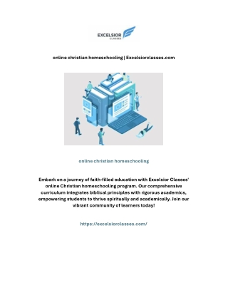 online christian homeschooling | Excelsiorclasses.com