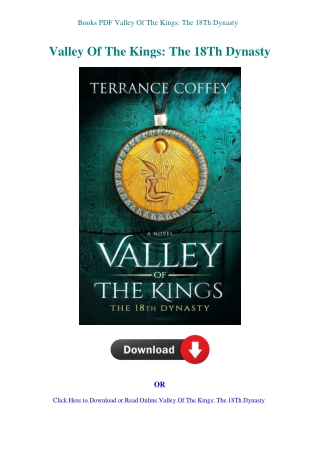 Books PDF Valley Of The Kings The 18Th Dynasty