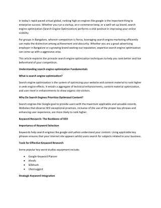 whatarethetoptechniquesforseo