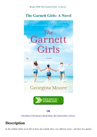 Books PDF The Garnett Girls A Novel