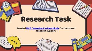 PHD Consultant in Panchkula