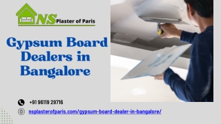 Gypsum Board Dealers in Bangalore