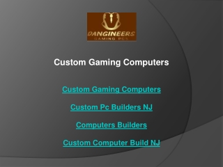 Custom Gaming Computers