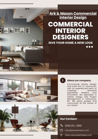 Best Commercial Interior Designers in Vancouver