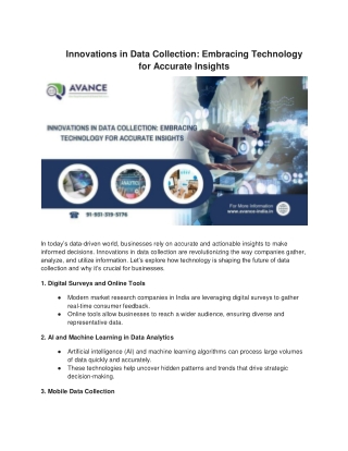 Innovations in Data Collection_ Embracing Technology for Accurate Insights