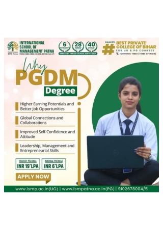 Top PGDM College in Patna | PGDM College in Patna Bihar – ISM Patna